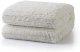 White Ivory Super Soft Warm Polar Faux Fur with Throw Blanket 63 x 87